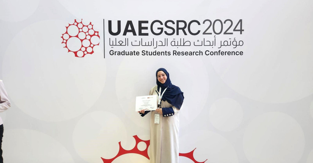 DBA Student Wins First Place at the 2024 UAE Graduate Student Research Conference