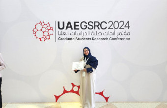 DBA Student Wins First Place at the 2024 UAE Graduate Student Research Conference