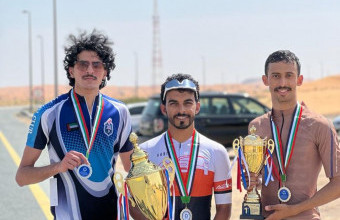 Ajman University Students Excel at HCT Intercollegiate 50 km Cycling Race