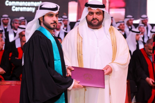 His Highness Mohamed Bin Hamad Al Sharqi Attends Fujairah Campus Graduation