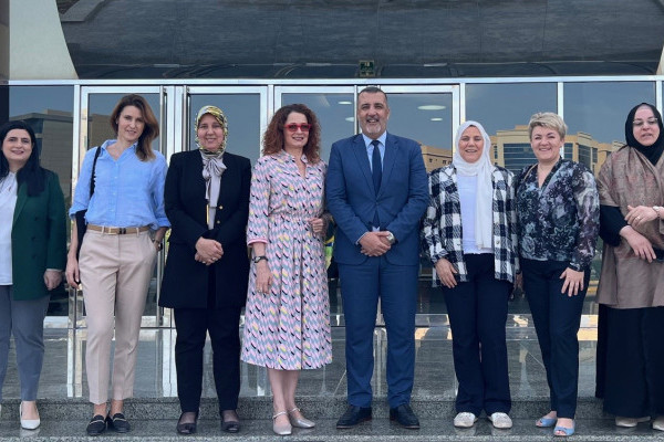 The College of Pharmacy and Health Sciences at Ajman University proudly hosted a distinguished delegation from Bialystok University of Technology, Poland