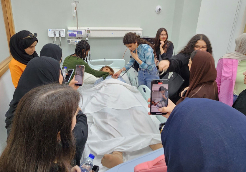 CBA Students Explore the Role of Training and Technology at AU Healthcare Simulation and Clinical Competence Center (HSCCC)