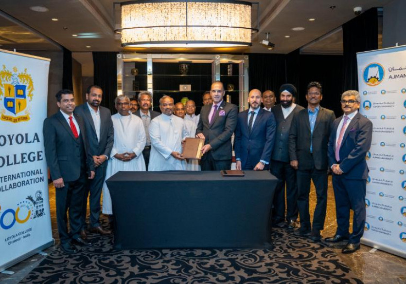 MoU with Loyola College to Enhance International Exchange Opportunities for Ajman University Students and Faculty