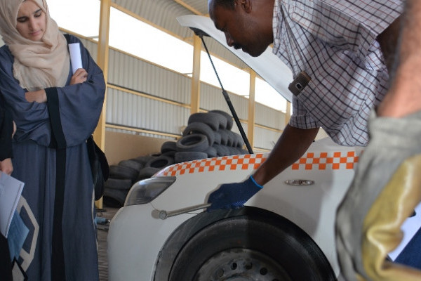 Auto Maintenance Workshop for Students on Campus