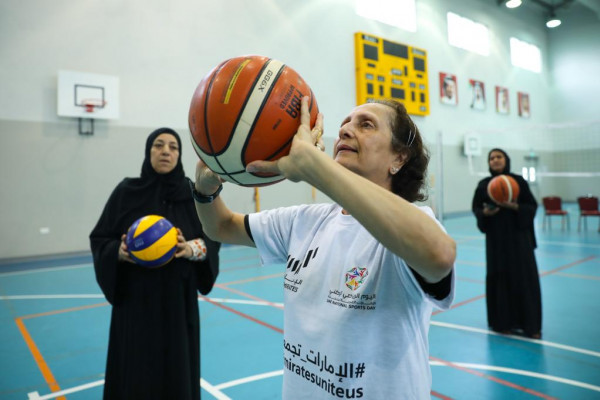 Ajman University Organizes National Sports Day for Senior Citizens