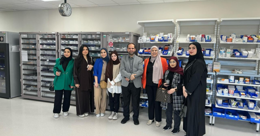 A group of MSc in Clinical Pharmacy students participated at the continuing professional development activity at Sheikh Khalifa Hospital-Fujairah