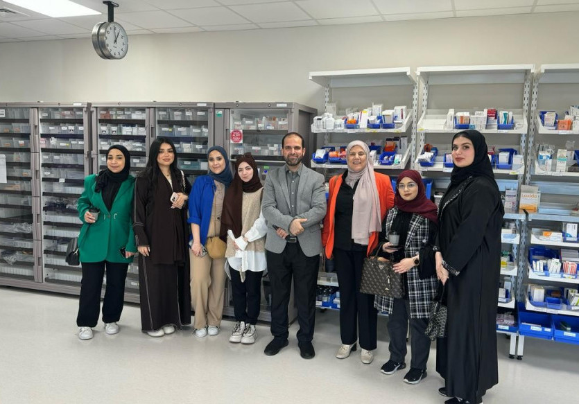 A group of MSc in Clinical Pharmacy students participated at the continuing professional development activity at Sheikh Khalifa Hospital-Fujairah