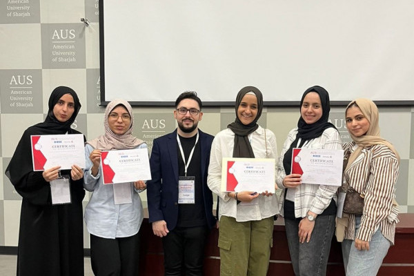 Ajman University Students Prove their Engineering Mettle, Win Three Places at IEEE Student Day Competition 2023