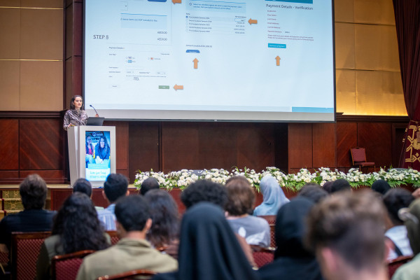 جامعة عجمان تنظم الأسبوع الإرشادي للطلبة الجدد تحت شعار 'طريقكم إلى النجاح في جامعة عجمان'