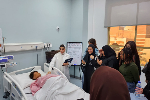 CBA Students Explore the Role of Training and Technology at AU Healthcare Simulation and Clinical Competence Center (HSCCC)