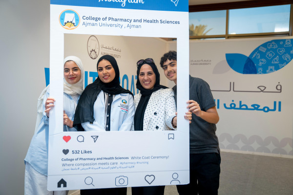 Parents Applauded as True Heroes at White Coat Ceremony for Pharmacy Students at Ajman University