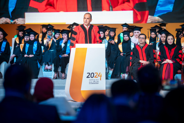 H.H. Sheikh Humaid Al Nuaimi Attends the Graduation Ceremony for Ajman University's ‘Class of 2024’