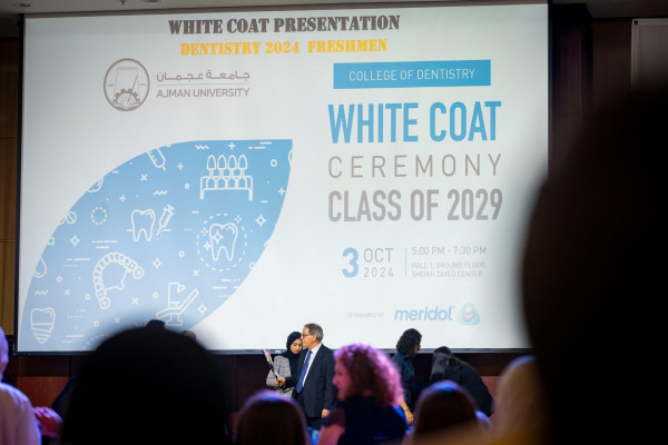 Ajman University’s College of Dentistry Celebrates White Coat Ceremony