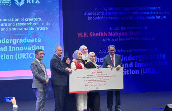 Ajman University Students Secure Second Place in the Undergraduate Research and Innovation Competition