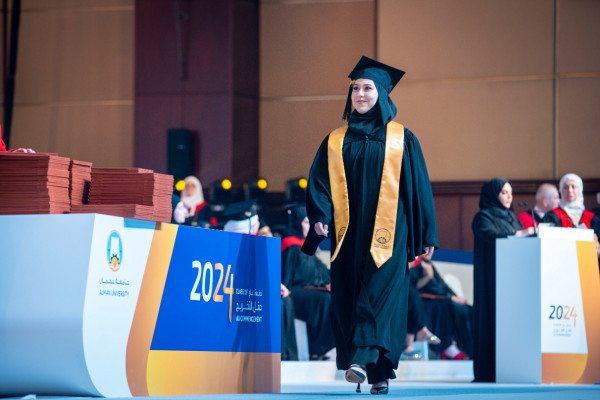 H.H. Sheikh Humaid Al Nuaimi Attends the Graduation Ceremony for Ajman University's ‘Class of 2024’