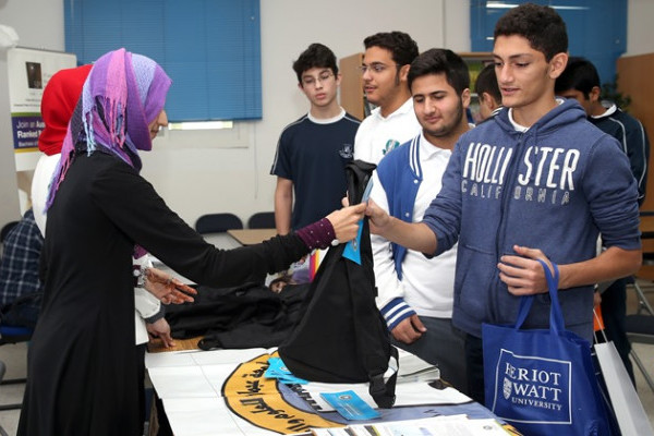 Ajman University participates at Sharjah American International School University Fair